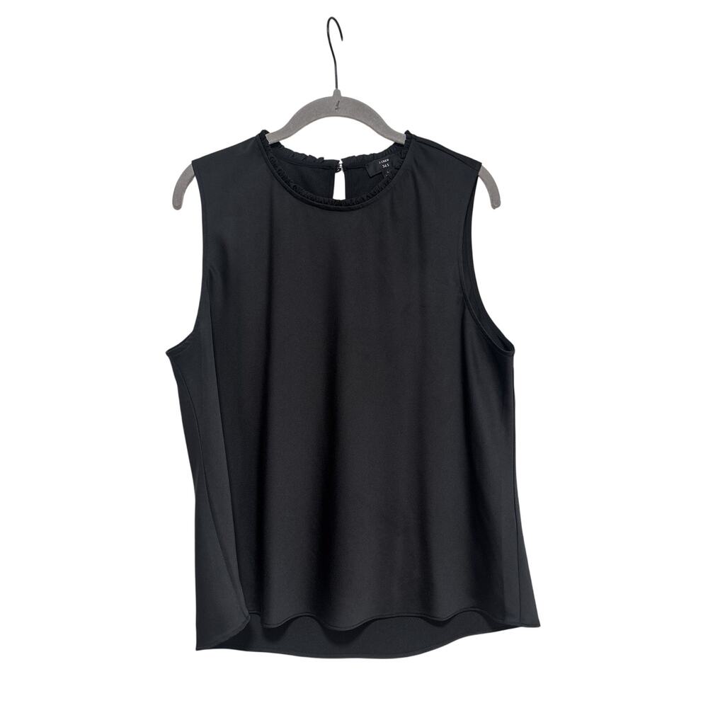 J.Crew 365 Black Sleeveless Blouse L - Picture 2 of 8